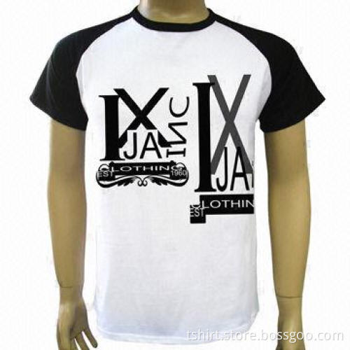 Men raglan t-shirt, customized, short sleeved clothing